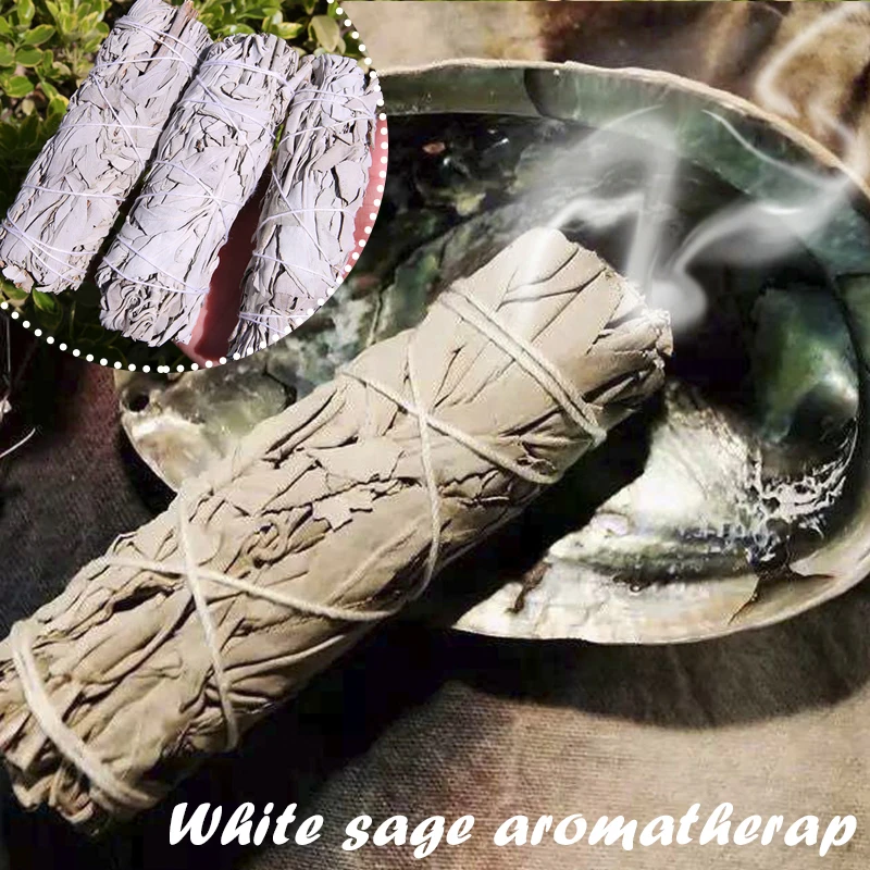 

White Sage Sticks Purification Fumigation For Home Cleansing Fragrance Meditation Smudging Rituals CMG786