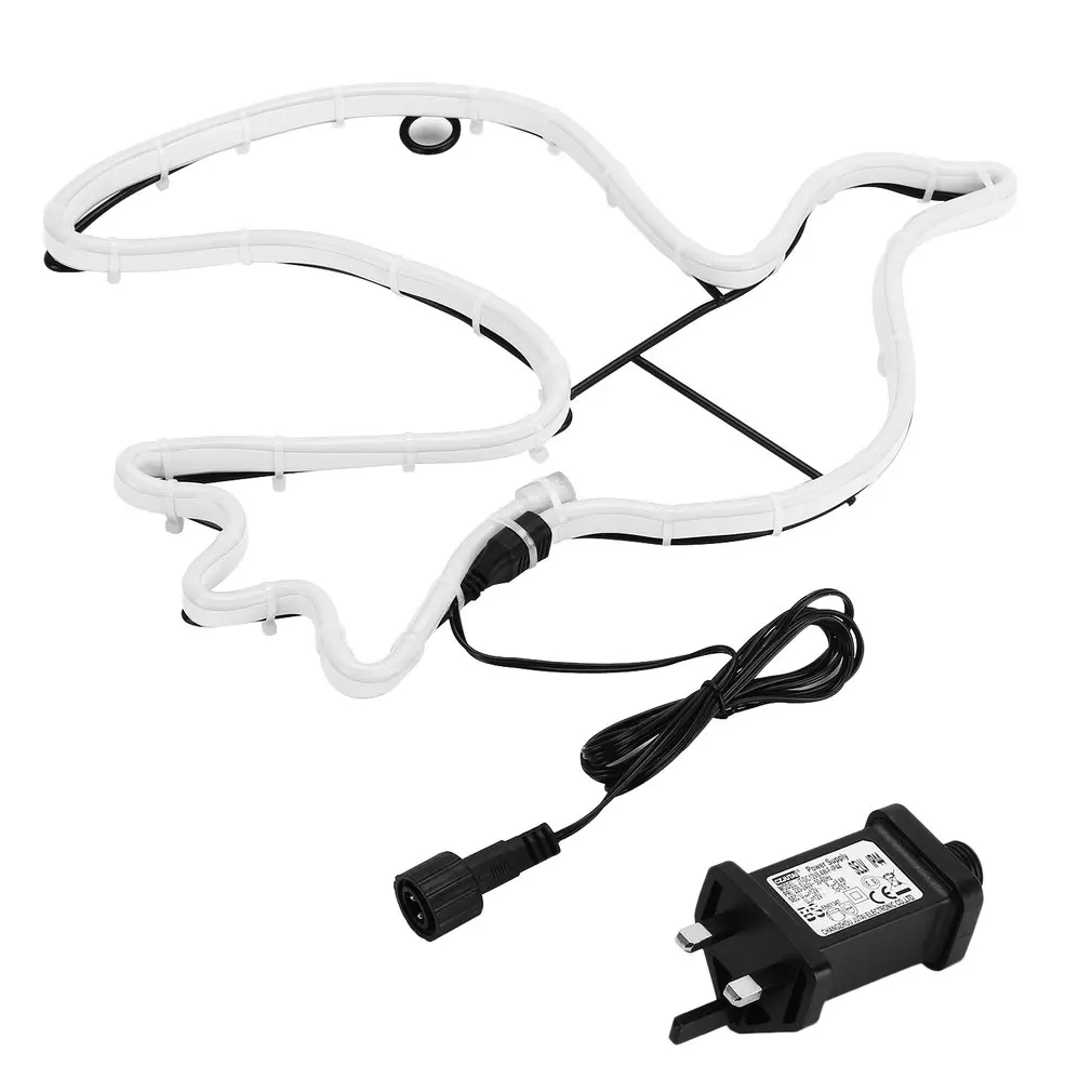 

Неоновая вывеска в форме голубей, Ночной светильник, домашний декор для стен, любовь, украшение, кофе, бар, фреска, ремесло, фестиваль, Рождес...