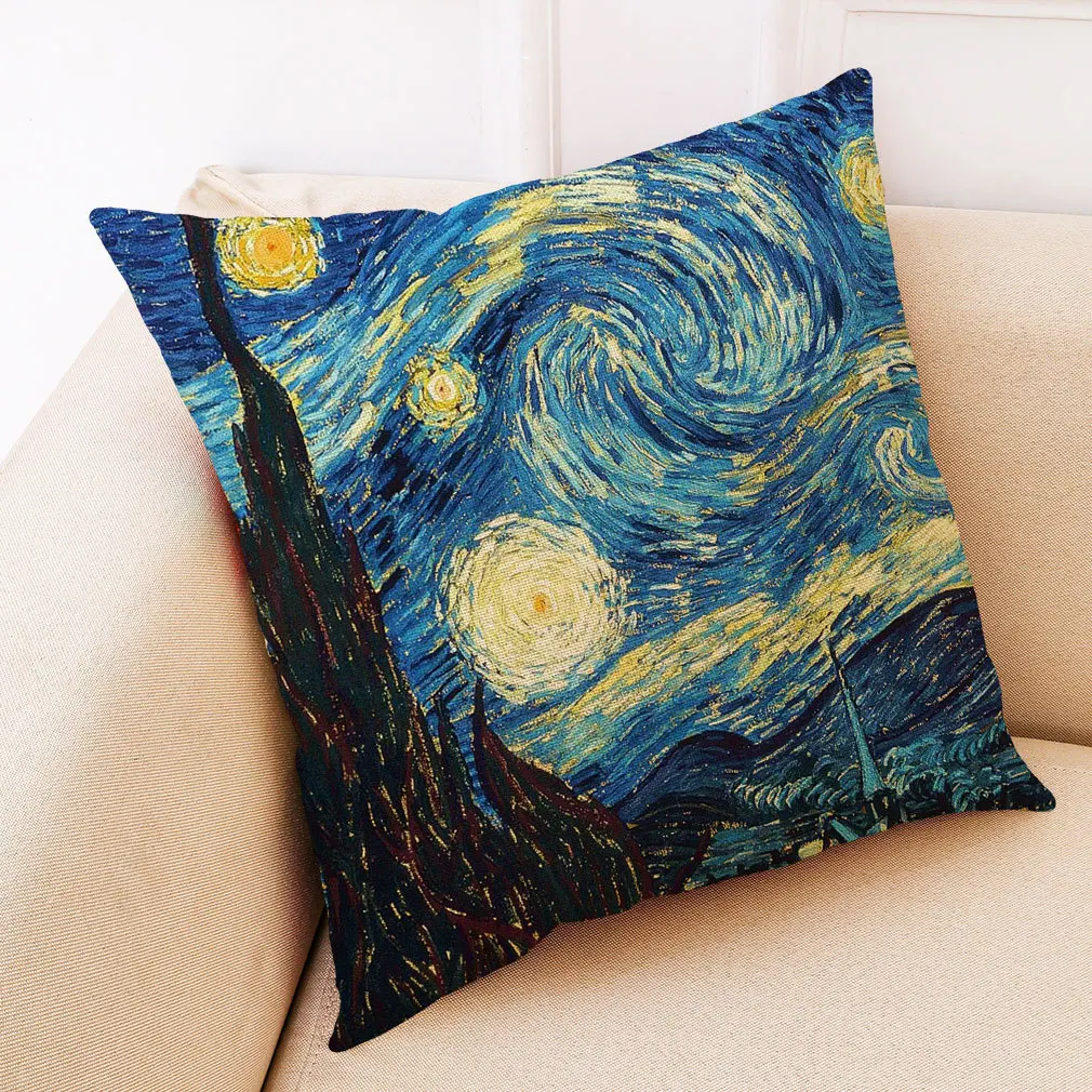 

Льняная наволочка Van Gogh "Звездное небо"