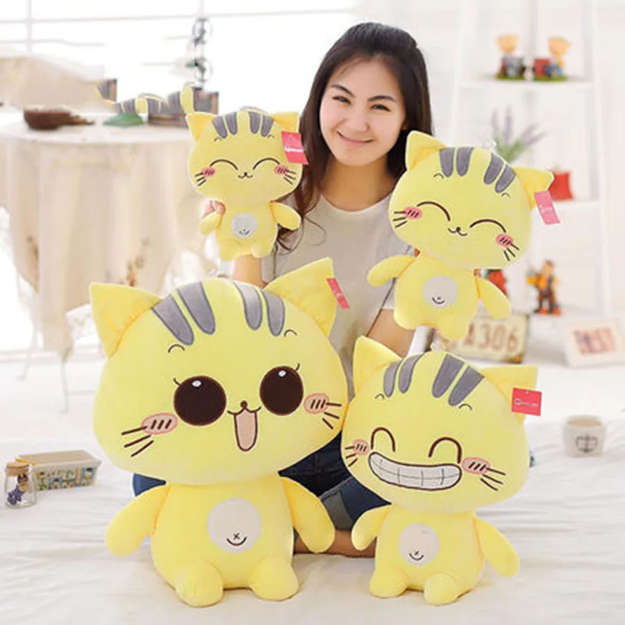 Один аниме плюшевые игрушки кукла кошка мягкие животные кавайные панда