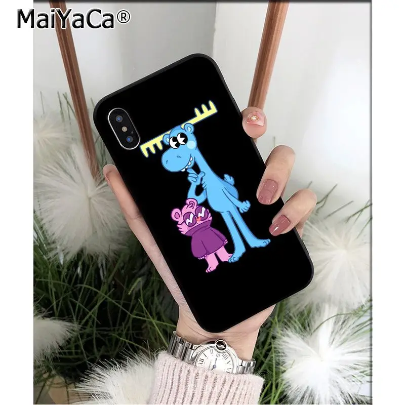 Мягкий чехол для телефона MaiYaCa Happy Tree Friends из ТПУ высокого качества iPhone X XS MAX 6 6S 7 7plus