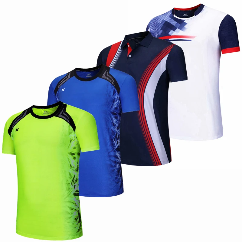 Новые спортивные рубашки для волейбола и бадминтона женщин мужчин Спортивная