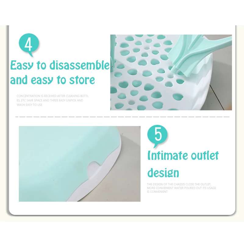 Сушилка для детских бутылочек подставка кормления новорожденных полка очистки