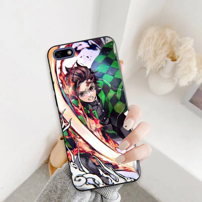 

Kimetsu No Yaiba Anime Phone Case For Xiaomi 5 6 8 9 10 F1 X Se Lite Pro Note Mix 2 3 10 Cover