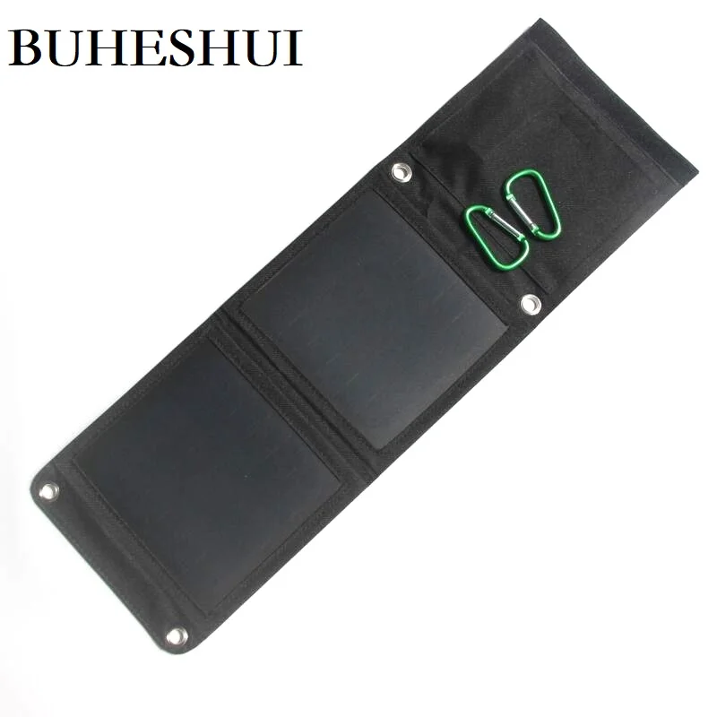 Фото Зарядное устройство на солнечной батарее BUHESHUI 20 Вт складное зарядное для