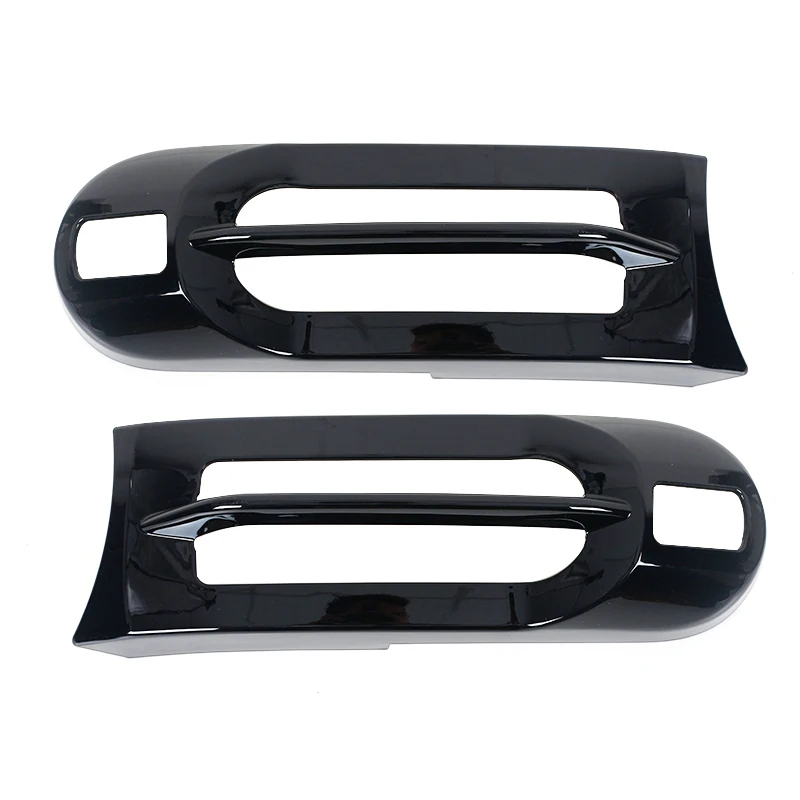 Фото Чехол для противотумансветильник светильник Toyota Fj Cruiser 2007 2008 2009 2010 2011 2012 2013 2014, матовый черный, 1 комплект №2