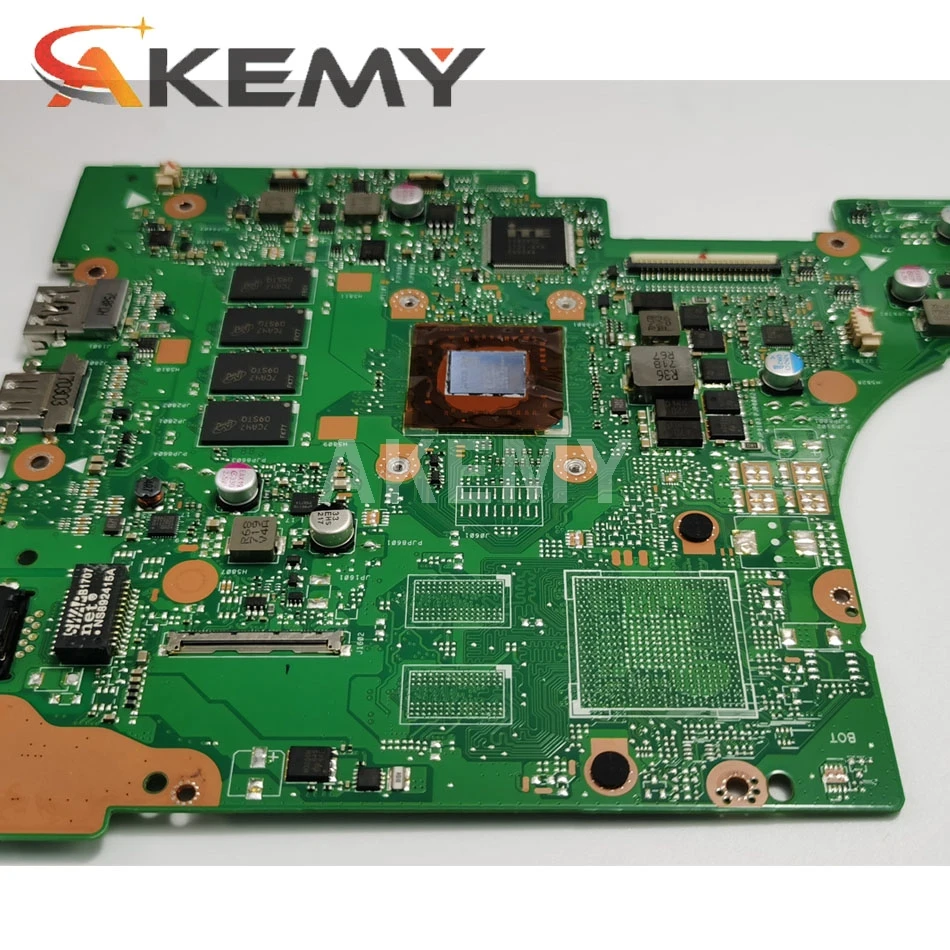 akmey e402ba with a6 cpu 8gb ram mainboard for asus vivobook e402 e402b e402ba e402bp laotop mainboard e402ba motherboard test free global shipping