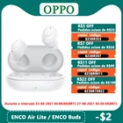 Наушники OPPO ENCO Air Lite OPPO ENCO, TWS наушники, беспроводные Bluetooth 5,2 наушники-вкладыши с ИИ шумом, IP54, водостойкие, для OPPO Reno 4 PRO