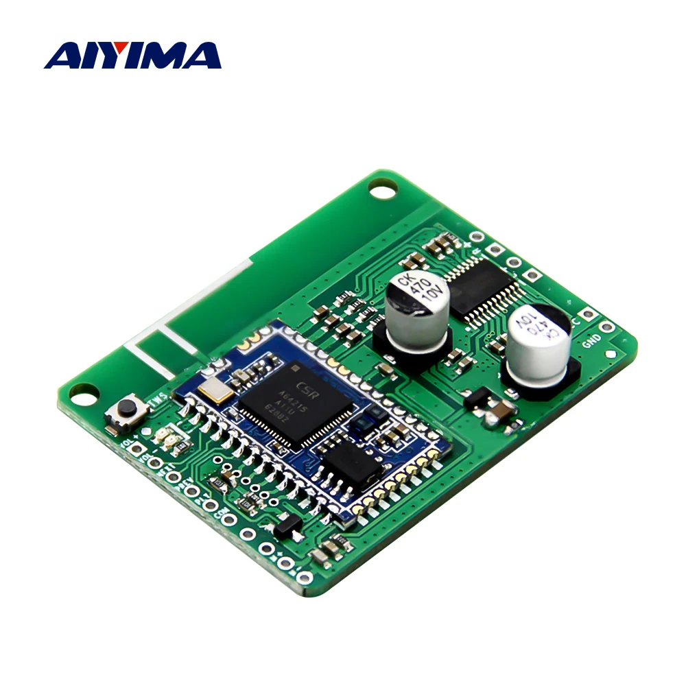 Усилитель Bluetooth AIYIMA звуковая плата 4 Ом 8 Вт усилитель мощности CSRA64215 2 APTXLL TWS звука