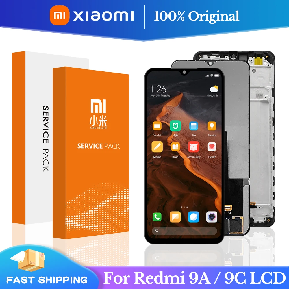 

ЖК-дисплей 6,53 ''для Xiaomi Redmi 9A/ 9C, 10 точек касания