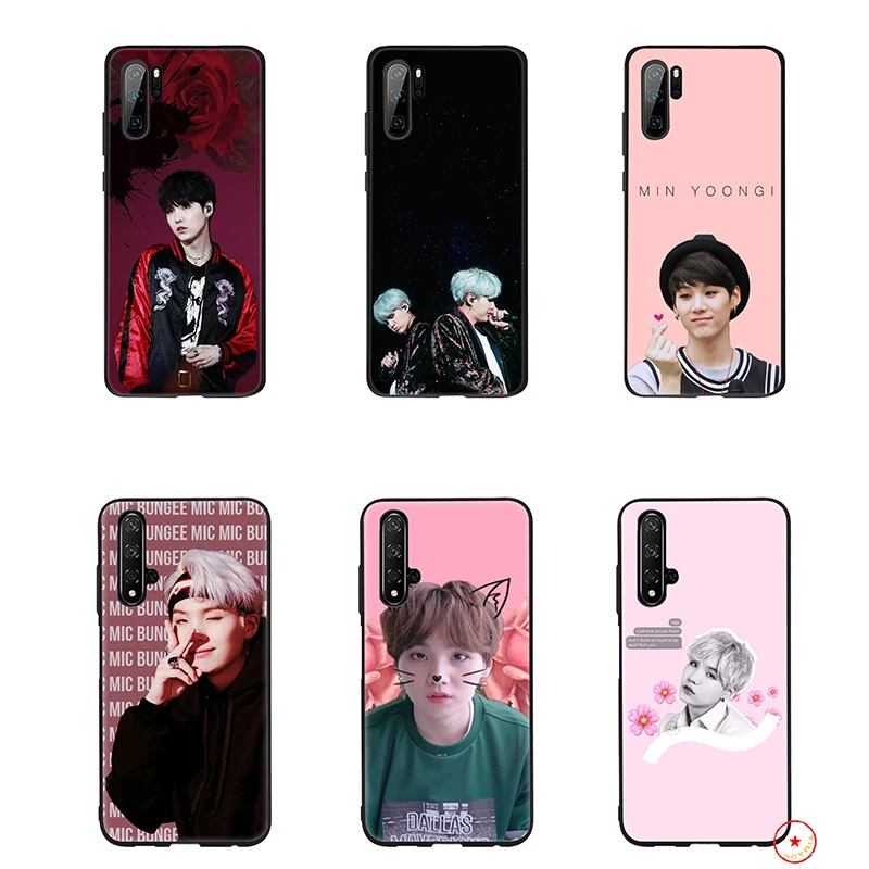 Мягкий силиконовый чехол Suga K Pop Min Yoongi для Huawei P30 P20 P10 Lite Pro P Smart Plus 2018 2019 Z |