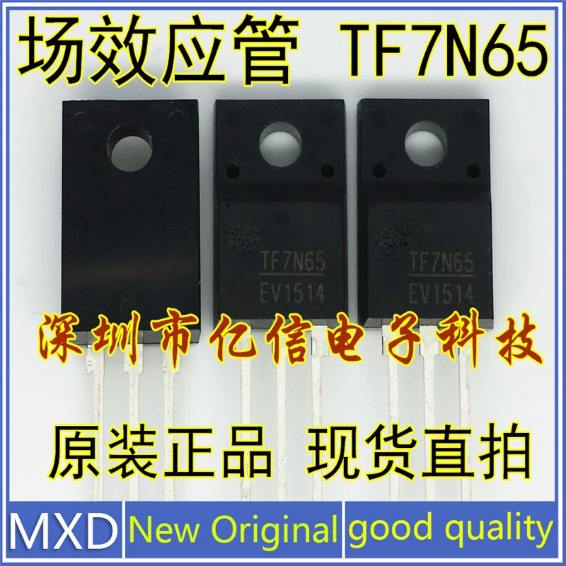 Оригинальный транзистор AOTF7N65 TF7N65 7A650V, 5 шт./лот, обычно используемая МОП-трубка