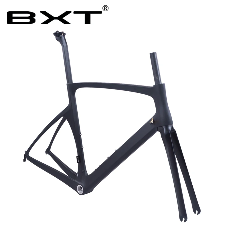 BXT дороги углерода Велосипеды рама углеродного 700c Bicicleta углерода велосипед Рама V-тормоза дорожный велосипед набор Рам 49/52/54/56 см