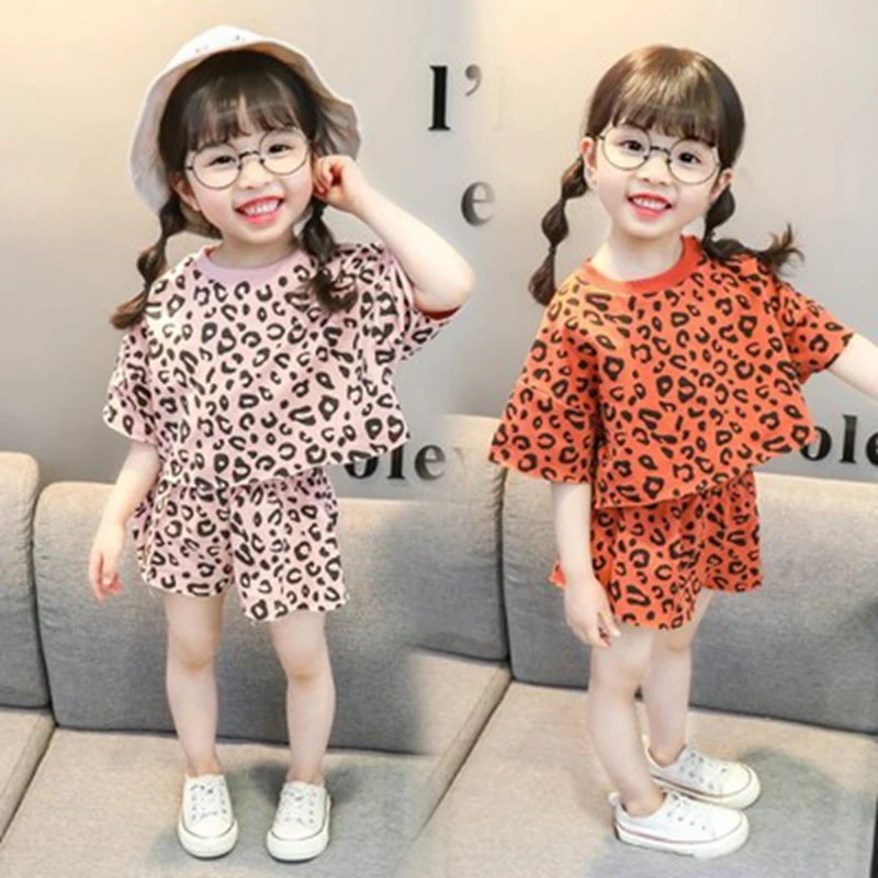 Хлопковые летние комплекты для маленьких девочек мягкие шорты футболка детская