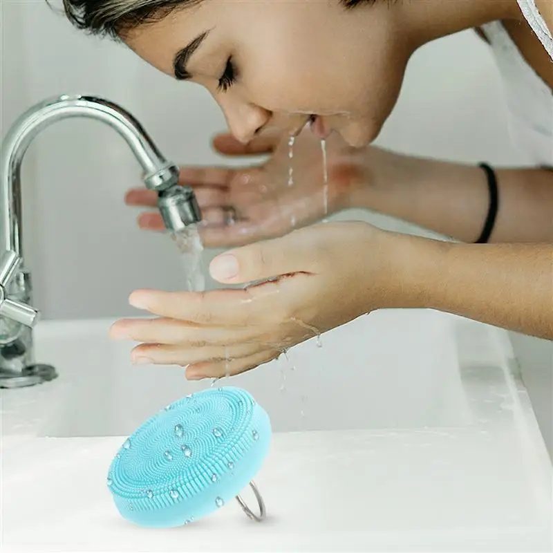 

Silicone Facial Cleansing Brush Waterproof Sonic Electric Face Massaging Tool