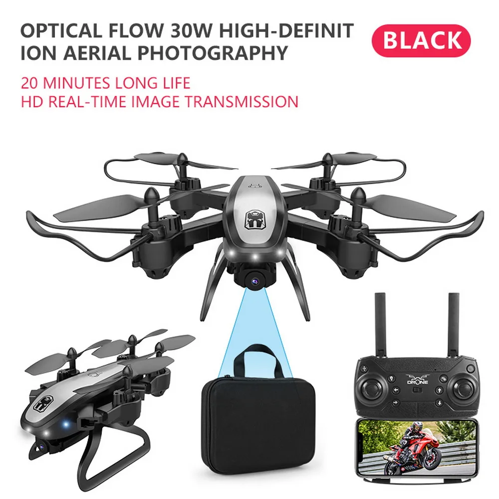 480P Дрон KY909 HD 4K WiFi видео live fpv Дрон светильник с потоком держать высоту четырехосный самолет одна кнопка взлет Дрон с камерой квадрокоптер с камерой квадракоптер квадрокоптер аккумулятор квадракоптер с камерой - Цвет: 480P