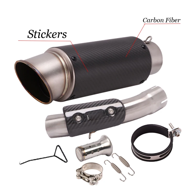 

Slip on For DUKE KTM adventure 390 2020 2021 390 ADV Motorcycle Exhaust System Modified Muffler Escape Moto Middle Link Pipe