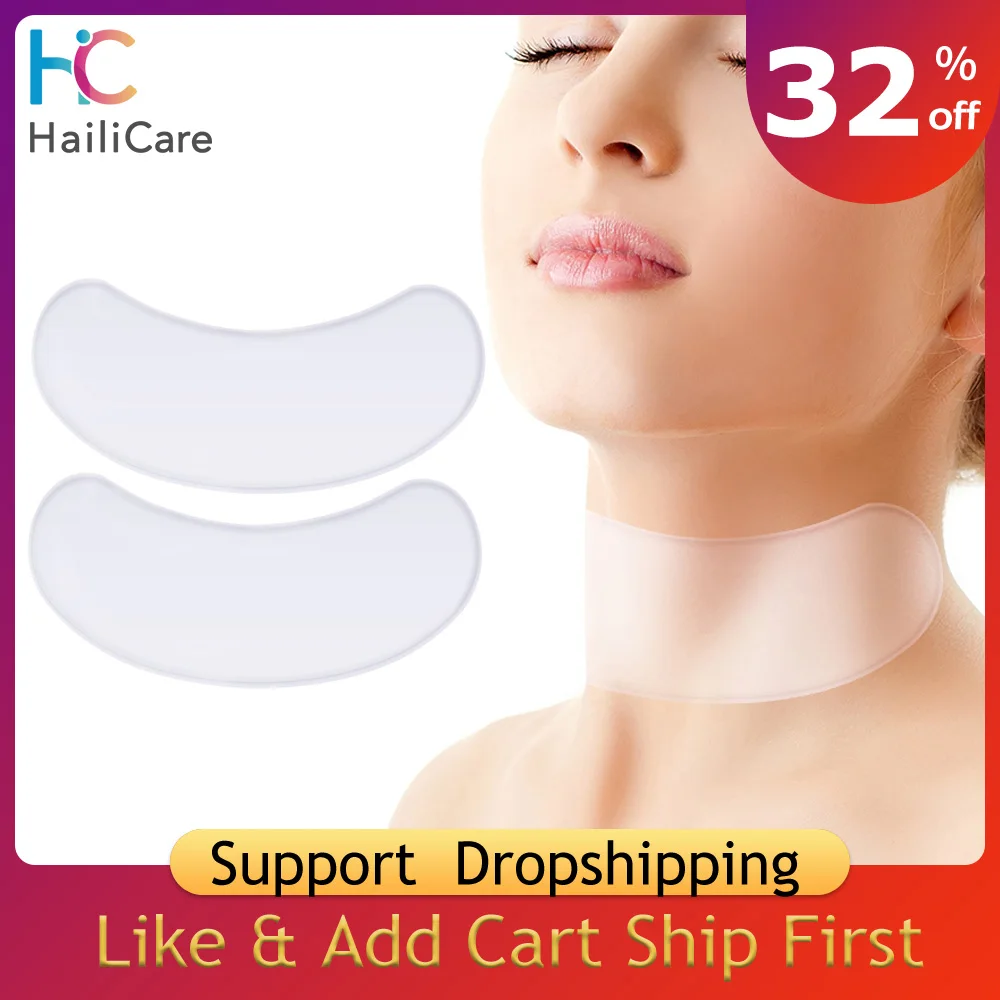 Многоразовые силиконовые подушечки для ухода за кожей шеи гелевые