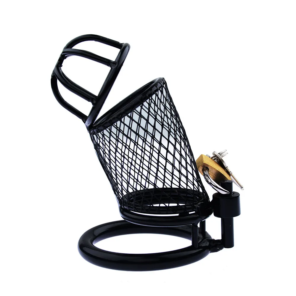 Новый тип клетки на пенис устройства целомудрия металлическая Мужская клетка