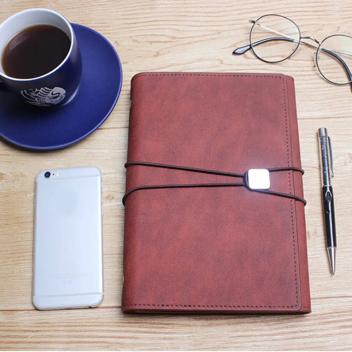 

A5 Retro Notebook Diary Notepad Literature PU Leather Note Book Christmas Gifts Traveler Journal Planners Office School Supplies