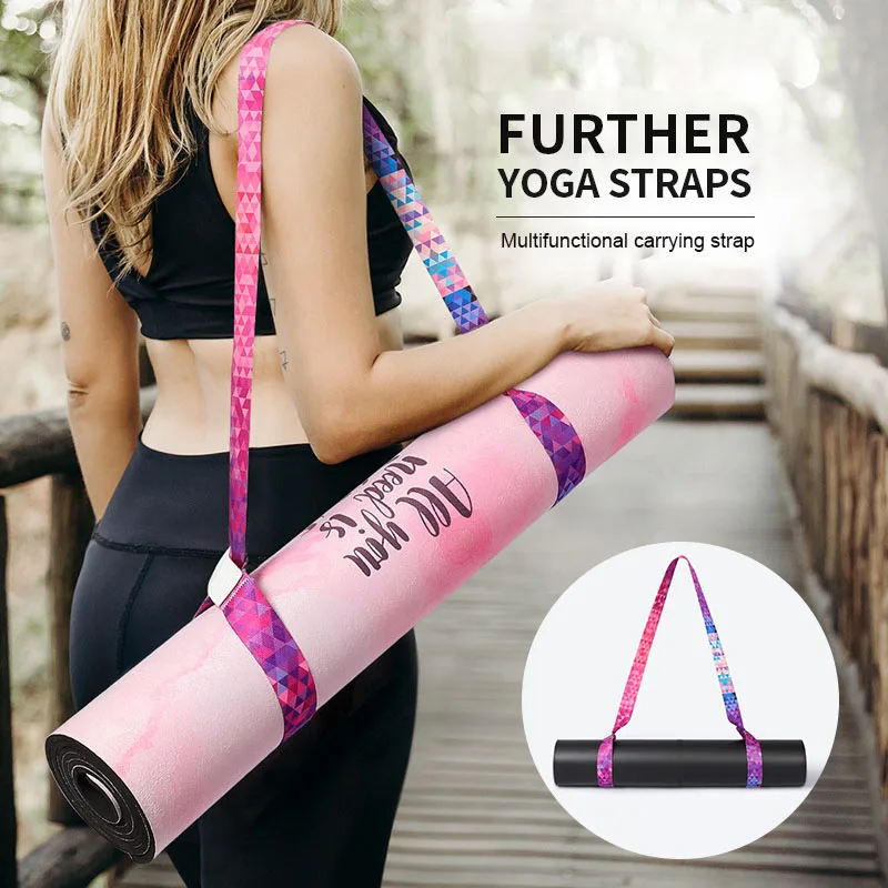 

Yoga Mat Carry Strap Adjustable Shoulder Strap for Yoga Mat Sling Pilates Exercise Fitness ASD88