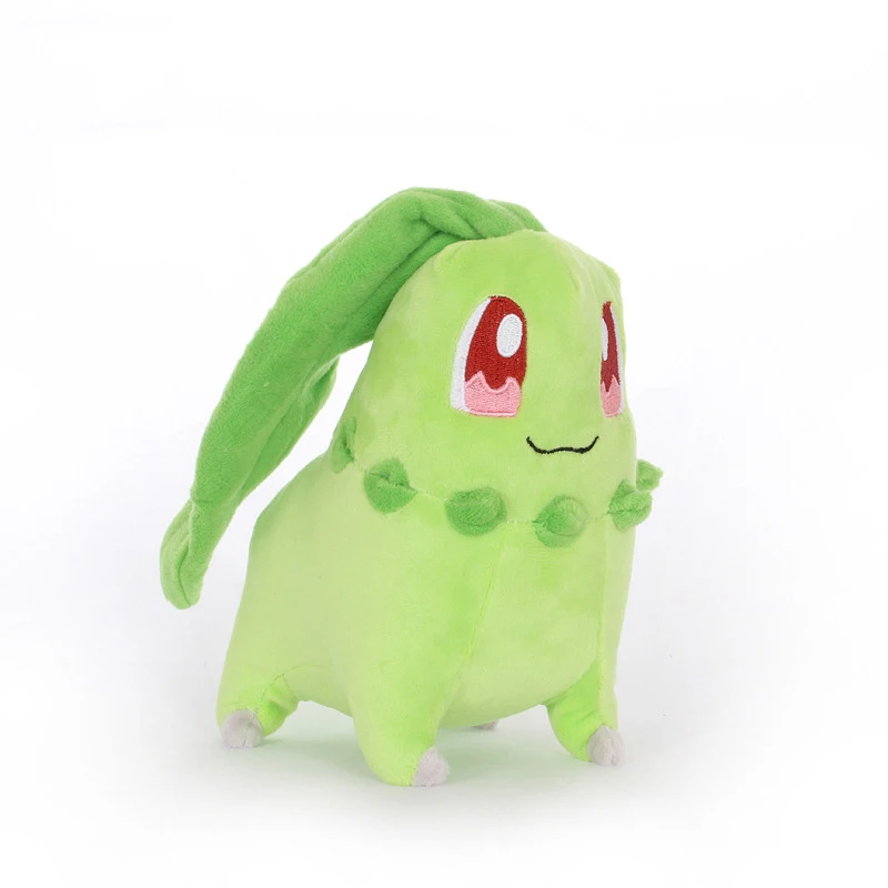 5 шт./лот 20 см TAKARA TOMY Pokemon Chikorita Плюшевые игрушки кукла плюшевая Подвеска Мягкие для