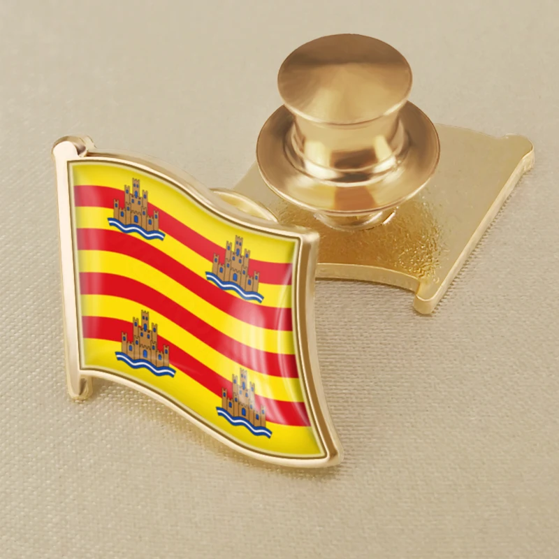 

Coat of Arms of Ibiza of Spain Flag Lapel Pins Broochs Badges