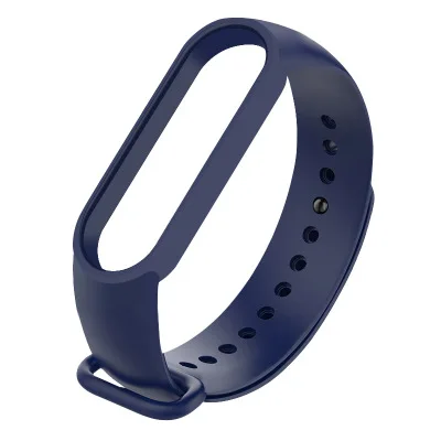 Силиконовый ремешок для Xiaomi Mi Band 5 4 3 сменный Браслет Для MiBand цветной из ТПУ |
