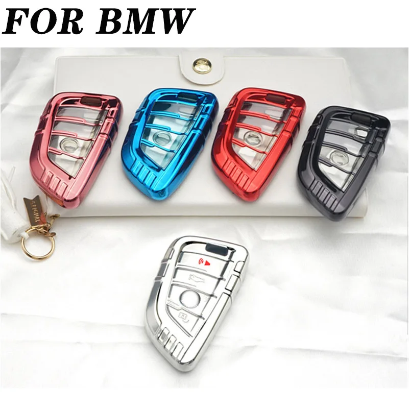 

2020 New Soft TPU Car Remote Key Cover Case Key Bag Shell Holder Protector For BMW X5 F15 X6 F16 G30 7 Series G11 X1 F48 F39