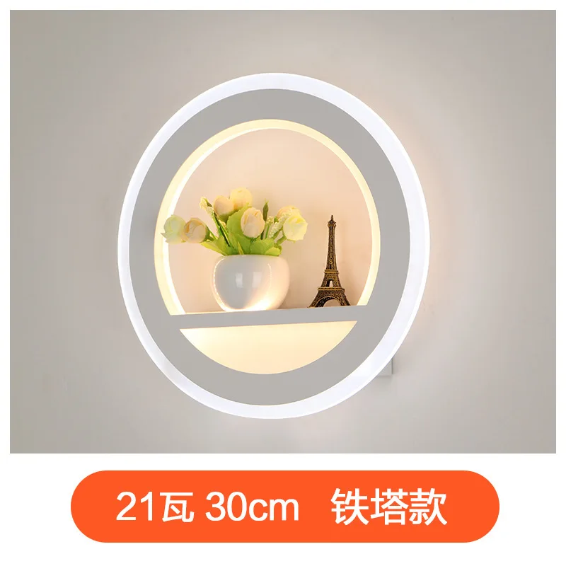 Винтажный промышленный Декор железная спальня прохода гостиная лампа в форме