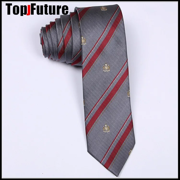 Галстук с вышивкой в виде королевской короны для девочек и мальчиков униформа JK