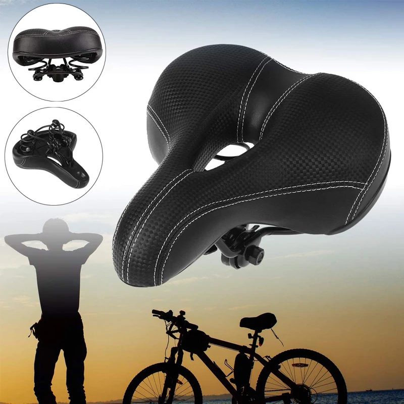 Велосипедное седло Комфортная широкая подушка для велосипеда спортивное