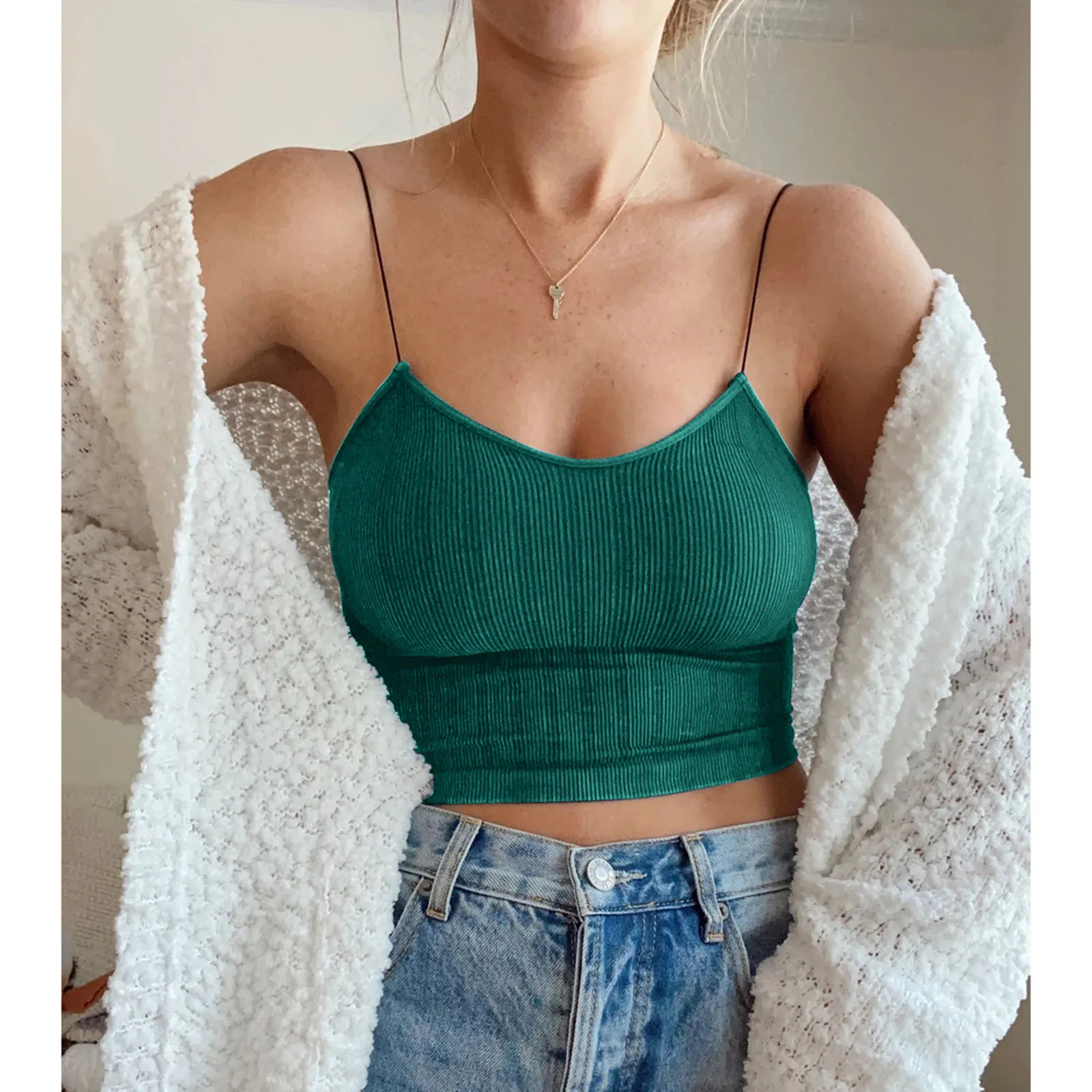 Новинка 2021 летние женские пикантные модные короткие топы с круглым вырезом