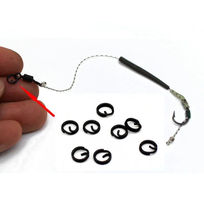 20 шт. аксессуары для ловли карпа кольца в форме Q круглая приспособление волос