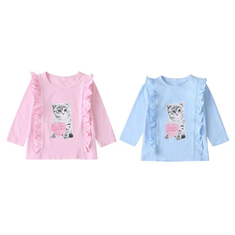 

Casual Sweatshirt for Baby Girl Autumn Baby Girls Cartoon Print Sweatshirts Casual Blouse Long Sleeve Top Casual Sweatshirt
