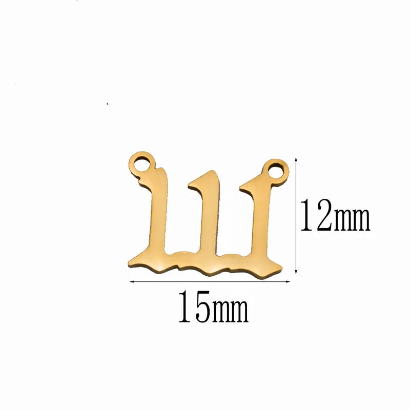 Браслет из нержавеющей стали с подвеской в виде цифры ангела | Украшения и