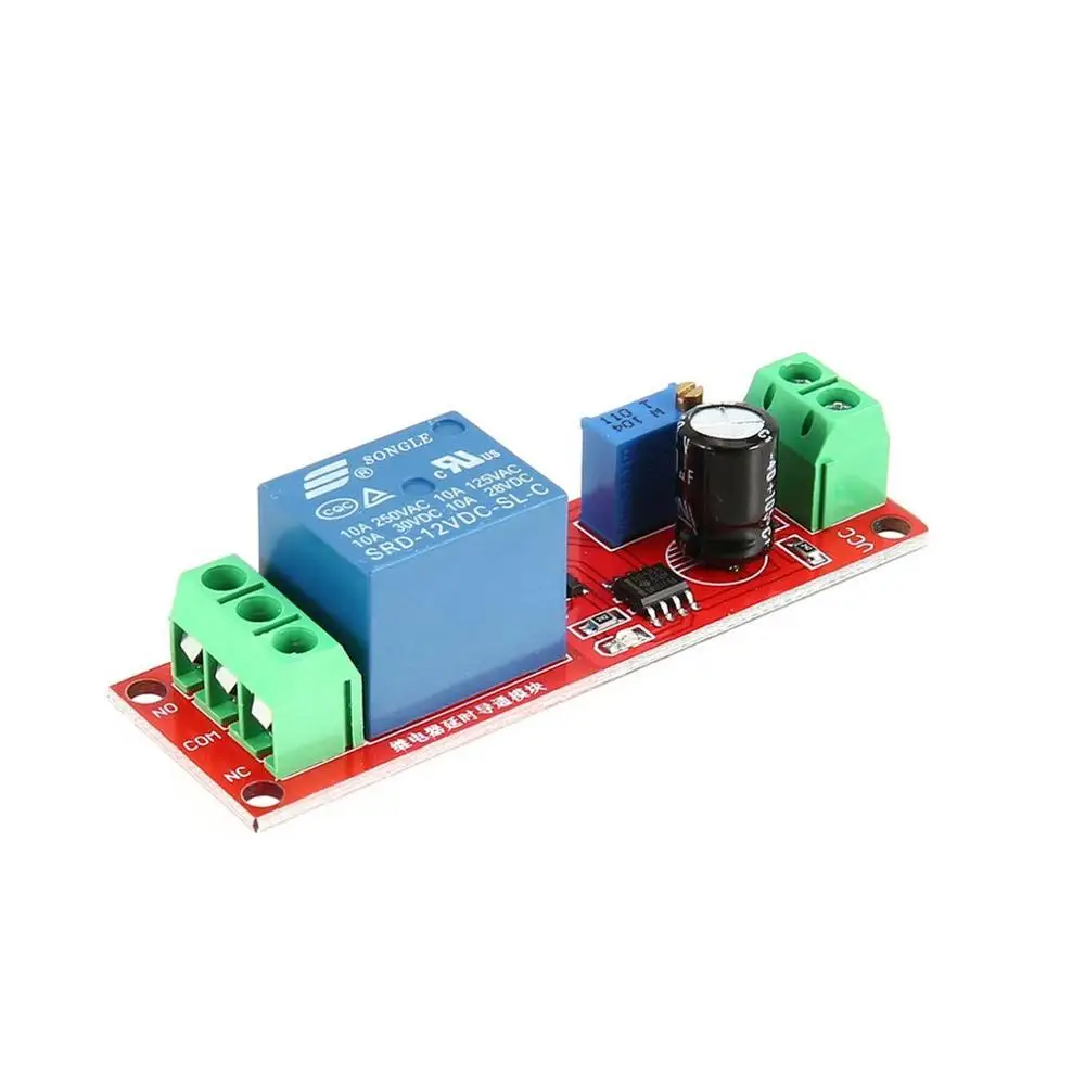 DC 12V NE555 моностабильное реле задержки модуль проводимости цепи триггер