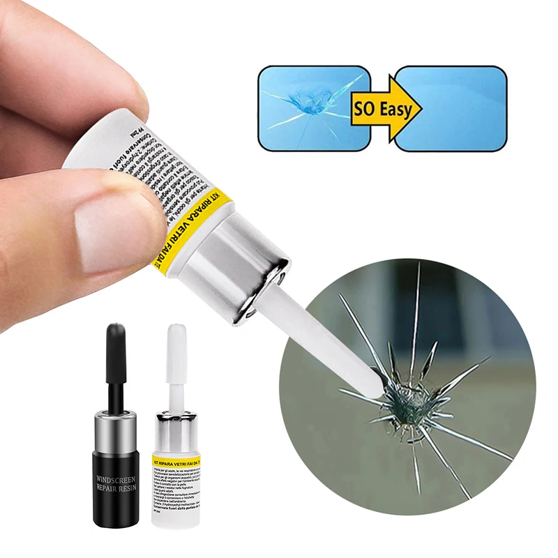 Инструмент для ремонта лобового стекла автомобиля комплект жидкостей Ремонта