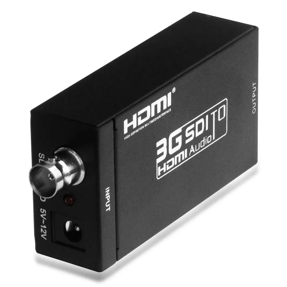 Портативный Преобразователь MiraBox HSV190 с sdi на HDMI Full HD в BNC мини SD SDI/HD SDI/3G SDI для