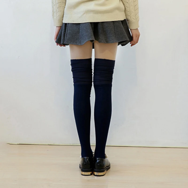 Женские длинные чулки выше колена облегающие носки подходит для девушек в