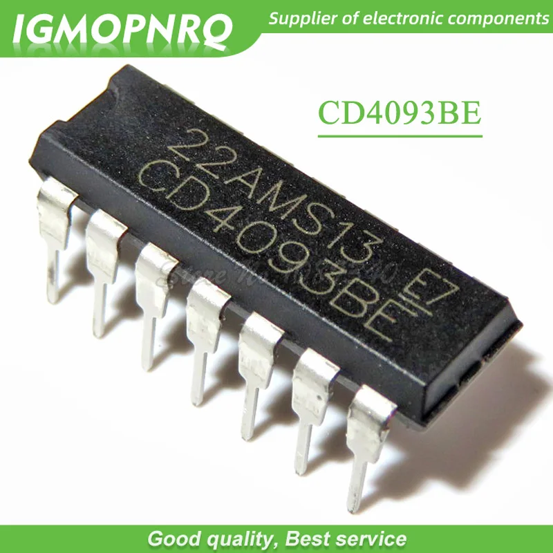 10 шт. CD4093 CD4093BE HCF4093BE DIP CD4093BD с откидными крыльями и инвертором новый оригинальный| |