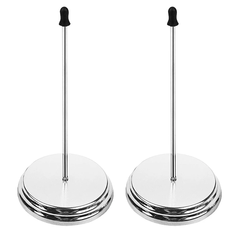 

Restaurant Receipt Holder,Receipt Holder Spike, Check Spindle, 3 Inch Round Base, Desk Straight Rod 5.6 Inch Long 2-Pack