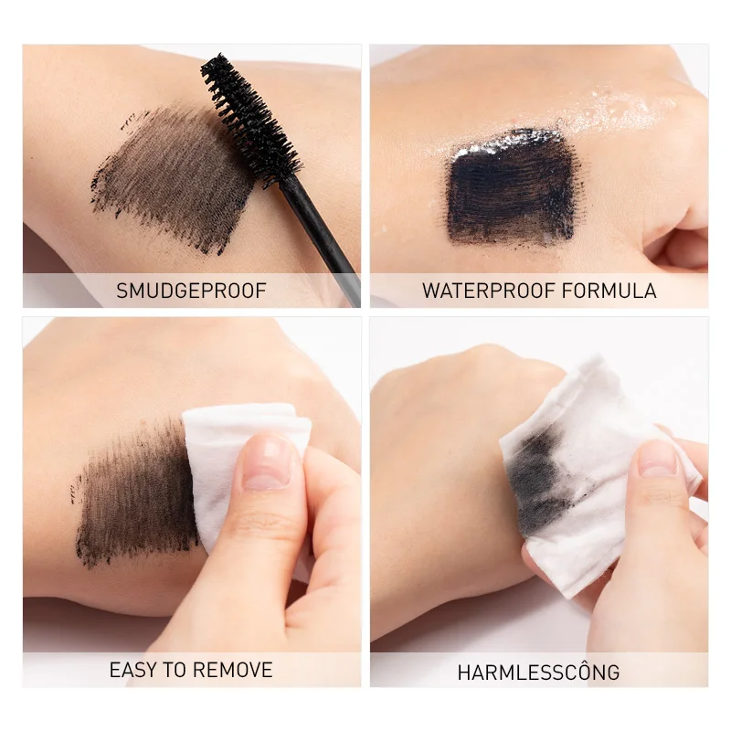 

FOCALLURE Black 3D Fiber Mascara Long Eyelash Lengthening Curling Waterproof Eye Lashes Cosmetics Thick Natural Lash Mascara Mak