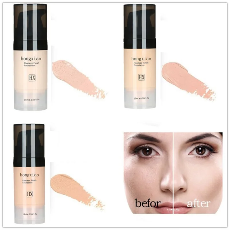 15 мл натуральная основа для макияжа лица матовая Жидкая стойкая водостойкая