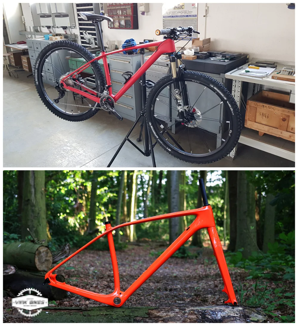 Winowsports дешевые 27,5 er и 29er карбоновая горная рама mtb 650b 15 17 19 21 дюймов UD черная и хамелеоновая таможенная краска