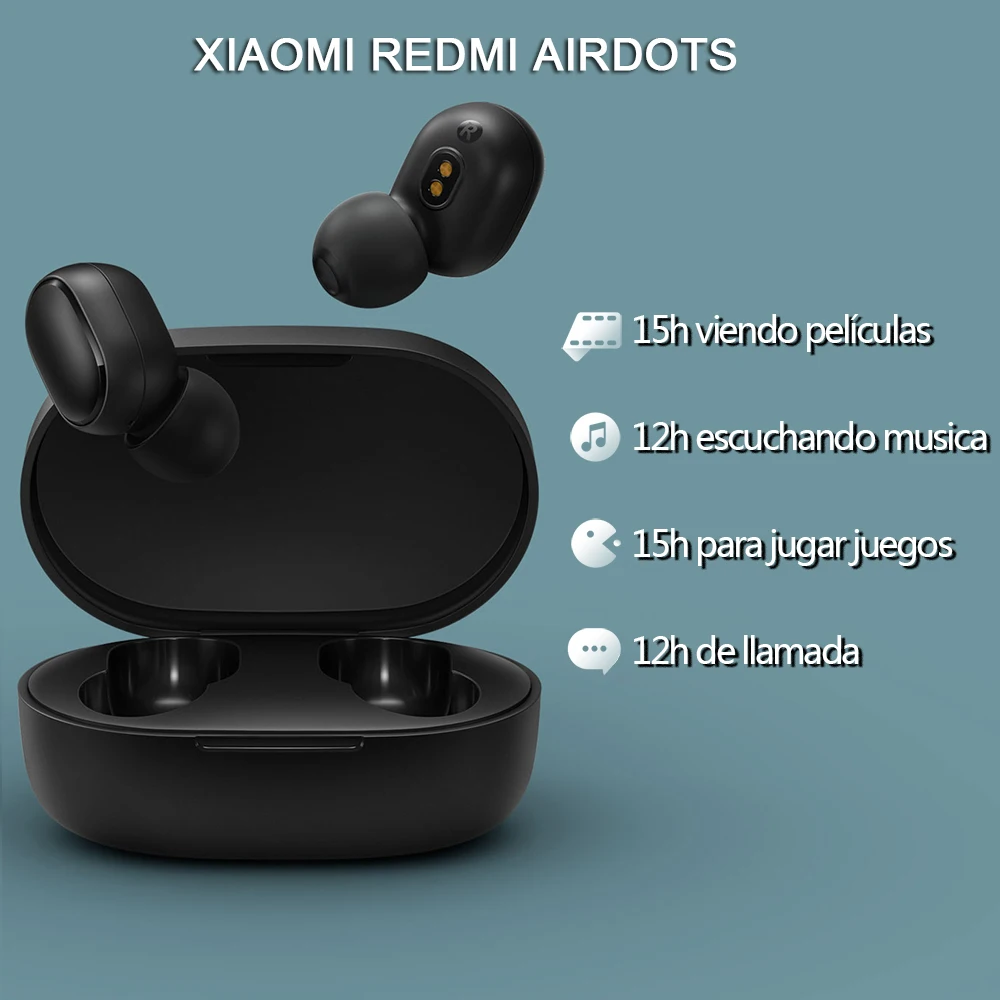 Беспроводная Bluetooth гарнитура Xiaomi Redmi Airdots 2 TWS 5 0 Спортивная 12 часов работы с