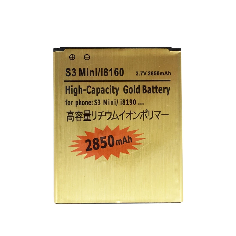 1x2850 мА/ч EB425161LU-ионная Золотая батарея для Galaxy S3 SIII MINI I699 S7562 S9920 I8190 I8160 S7560 J1 мини J1Mini