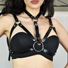 Женская кожаная портупея GAMPORL, готические ремни для нижнего белья, сексуальные ремни для бюстгальтера, ремни-подтяжки