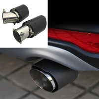 adjustable angle carbon fiber stainless car exhaust pipe muffler tailpipe cover 2pcs fit for honda crv cr v 2017 2018 2019