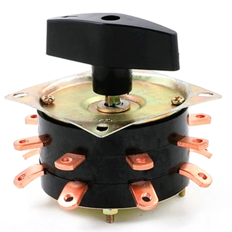 

Welde Switch KDH-40 / 2-8 Contactor 8 Bit 2 Phase 16 Pin 40A Welding Machine Switch Rotary Switch Copper Needle Silver Plated